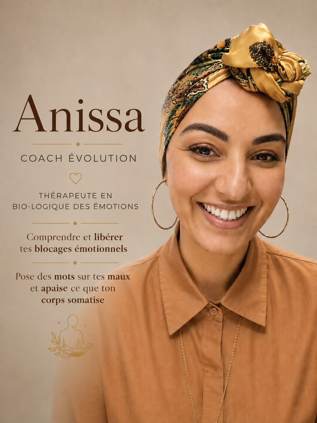 Anissa, Coach Evolution et Thérapeute en Bio-Logique des Émotions